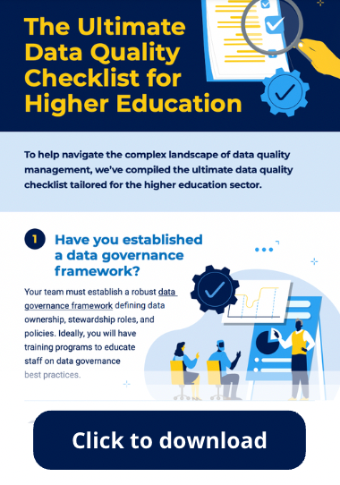 cta download the ultimate data quality checklist for higher education